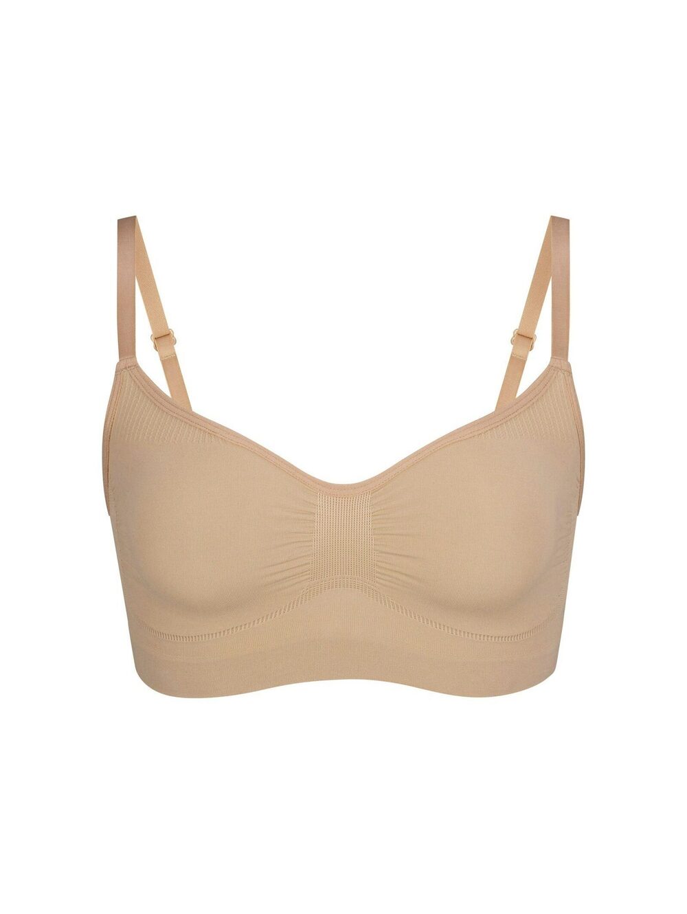 SKIMS Seamless Nude Beige Bra Top Size S/M